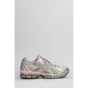 Sneakers Gel-Nimbus 10.1 in pelle e tessuto Grigio