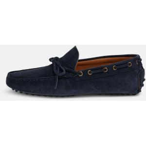 Boggi, Mocassini Wind In Pelle Scamosciata, Uomo, Navy, Taglia: 8-42