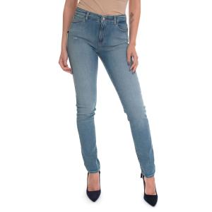 Emporio Armani Jeans 5 tasche Denim chiaro Cotone Donna