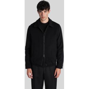 Giacca Bomber Polov in Lana Nera