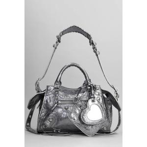 Borsa a mano Neo cagole xs in Pelle Argento