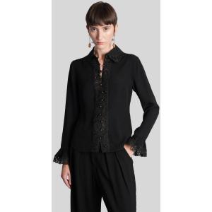 Camicia  in viscosa Nera