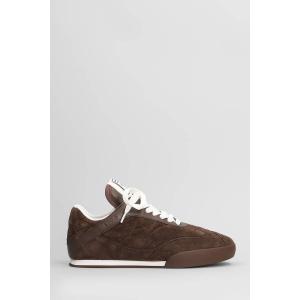 Sneakers Kick in Camoscio Marrone