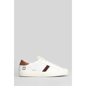 Sneakers Hill Low Calf in pelle e camoscio Beige