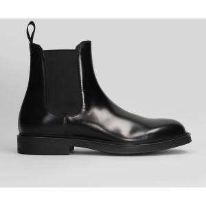 Anfibi  in Pelle Nera