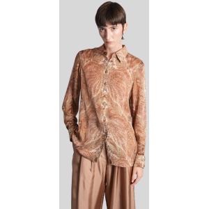 Camicia  in Seta Beige