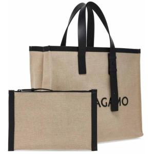 Logo Canvas Tote Ferragamo Nude e Neutro Taglia onesize Ferragamo  Taglia onesize