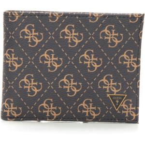 Guess Portafoglio Marrone/ocra Poliuretano Uomo
