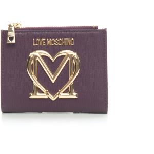 Love Moschino Portafoglio piccolo Viola Poliuretano Donna