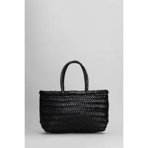 Borsa a mano Mini Flat Gora Baskt in Pelle Nera