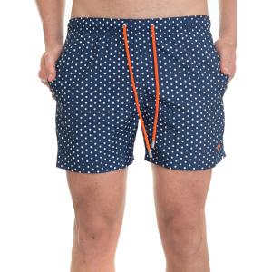 Gallo Boxer mare Blu-bianco Poliestere (fibre riciclate) Uomo