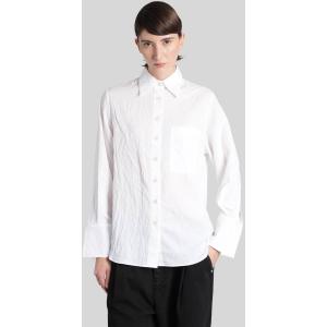 Camicia Ripple  in Cotone Bianco