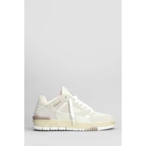 Sneakers Area Lo Fluffy in pelle e camoscio Beige