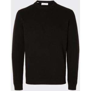 Selected Homme Maglia Crewneck Dane Nera