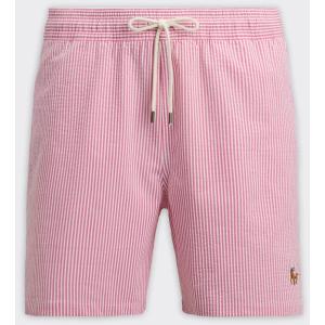 Polo Ralph Lauren Costume Traveler Mid Trunk Seersucker Resort Rose Stripe