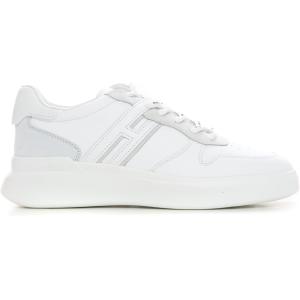 Hogan Sneakers in pelle con lacci Essential Bianco Pelle Uomo