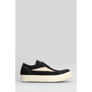 Sneakers Laceless vintage sne in Cotone Nero