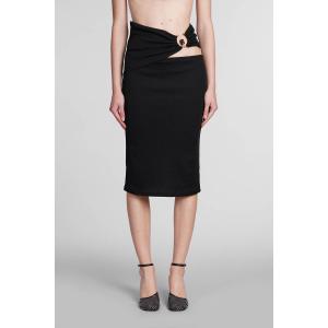 Gonna  in Poliestere Nera