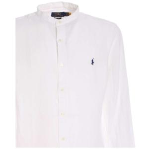 Camicia In Lino Con Ricamo Logo Polo Ralph Lauren Bianco Taglia XL Polo Ralph Lauren  Taglia XL