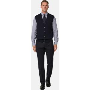 Boggi, Gilet In Lana Merino, Uomo, Navy, Taglia: L