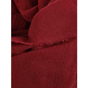 Sciarpa E Frange In Lana Faliero Sarti Rosso Taglia onesize Faliero Sarti Taglia onesize