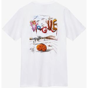 T-Shirt VOGUE Icons bianca con stampa della copertina sul retro e logo blu