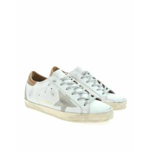 Sneakers Super-star Bianche E Marroni Golden Goose Bianco Taglia 35 Golden Goose  Taglia 35