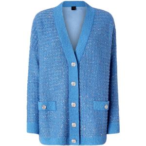 Cardigan lamé