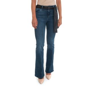 Liu Jo Jeans 5 tasche Denim scuro Cotone Donna