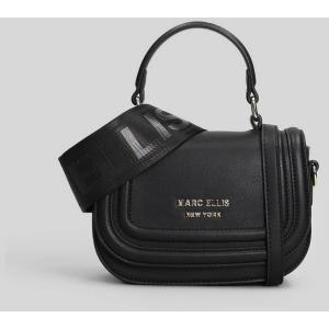 Borsa a spalla Glossy Bag in ecopelle Nera