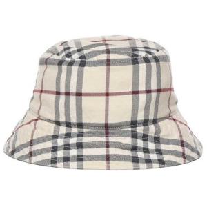 Cappello Pescatore Con Motivo Check Vintage Burberry Nero Taglia S Burberry  Taglia S