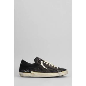 Sneakers Prsx Low in Pelle Nera