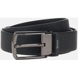 Boggi, Cintura In Pelle Reversibile, Uomo, Nero, Taglia: 105