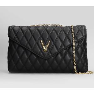 Borsa a spalla  in Pelle Nera