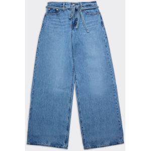 Levi's Jeans Woman XL Straight Baggy 'Thanks Friend' Med Indigo