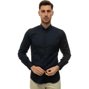 Fay Camicia casual Blu Cotone Uomo