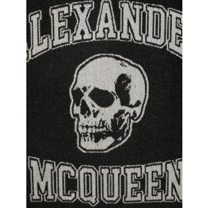 Sciarpa In Lana Con Logo Alexander Mcqueen Nero Taglia onesize Alexander Mcqueen Taglia onesize
