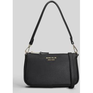 Borsa a spalla Lily in ecopelle Nera