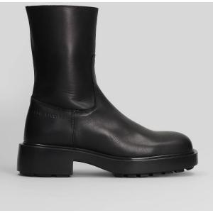 tronchetti tacco basso Cph 443 in Pelle Nera