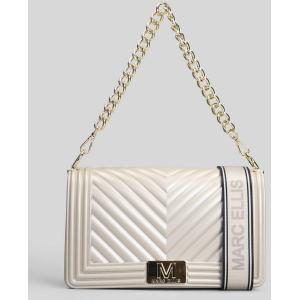 Borsa a spalla Flat M in Gomma Taupe