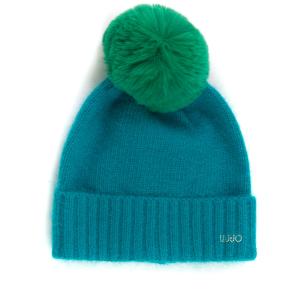 Liu Jo Cappello a coste Verde Poliammide Donna