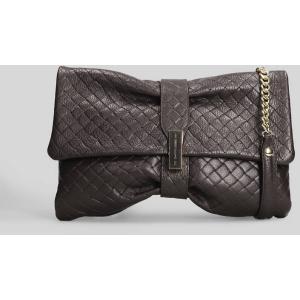 Borsa a spalla Bryony Plot in ecopelle Marrone