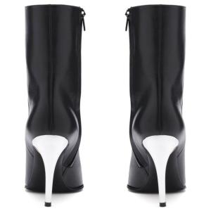 Stivaletti Con Tacco In Pelle Alexander Mcqueen Nero Taglia 36 Alexander Mcqueen  Taglia 36