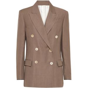 Blazer in twill con dettaglio