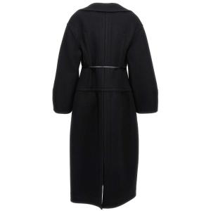 Cappotto Lungo In Lana Jil Sander Nero Taglia 38 Jil Sander  Taglia 38