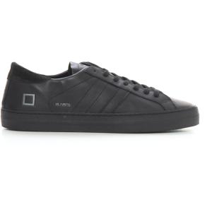 D.A.T.E. Sneakers Hill Low Nero Pelle Uomo