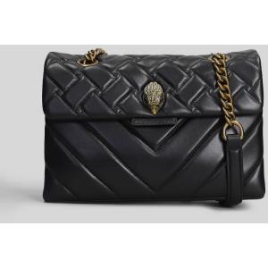 Borsa a spalla Leather Kensington X in Pelle Nera
