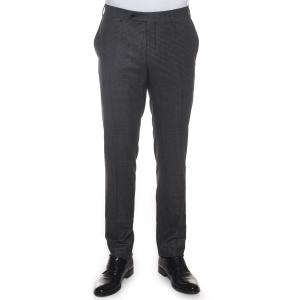 Canali Pantalone tasca piatta Grigio Lana Uomo