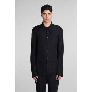 Camicia N16 in Cupro Nero
