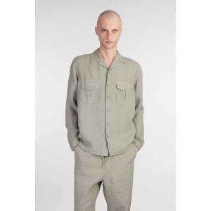 Camicia  in lino Verde